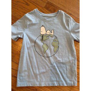 BABY GAP BLUE SIZE 3 YEARS SNOOPY T SHIRT